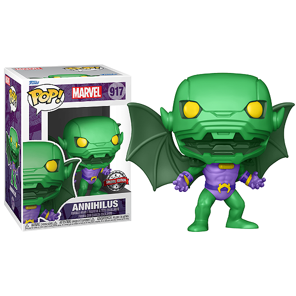 Funko Pop! Marvel Fantastic Four Quarteto Fantastico Annihilus 917 Exclusivo