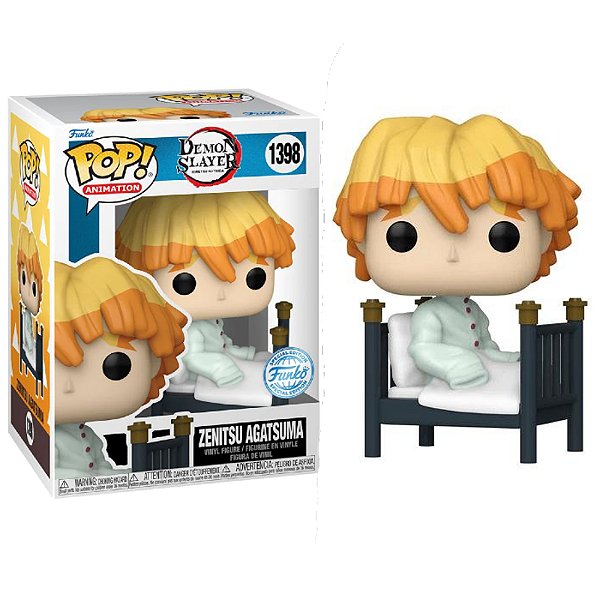 Funko Pop! Animation Demon Slayer Zenitsu Agatsuma 1398 Exclusivo - Moça do  Pop - Funko Pop é aqui!