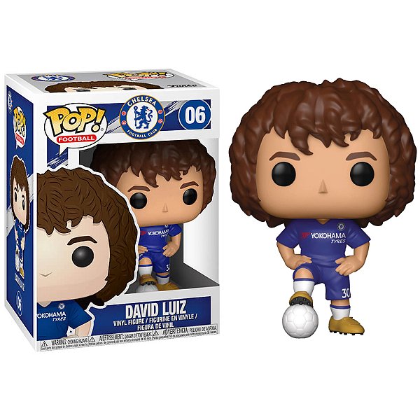 Funko Pop! Football Futebol Chelsea David Luiz 06