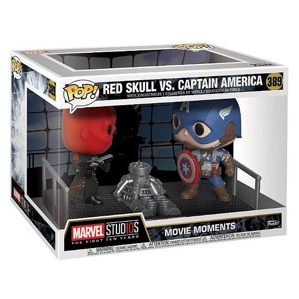 Funko Pop! Marvel Studios Movie Moments Red Skull Vs.captain America 389