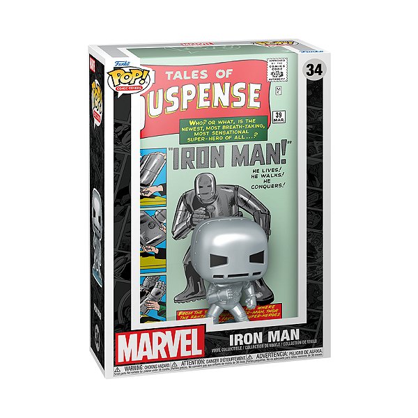 Funko Pop! Albums Comic Covers Marvel Iron Man 34