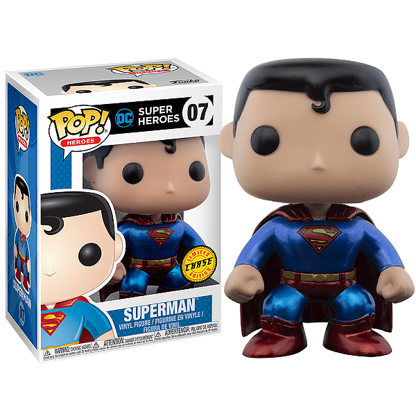 Funko Pop! Dc Comics Superman 07 Exclusivo Chase