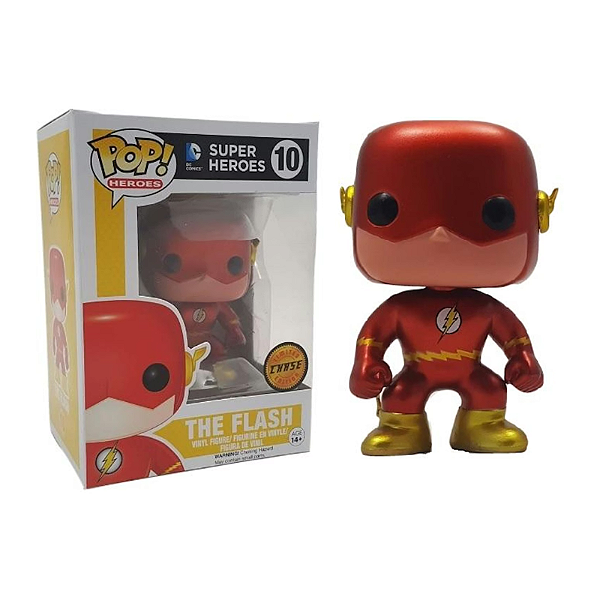 Funko Pop! Dc Comics The Flash 10 Exclusivo Chase