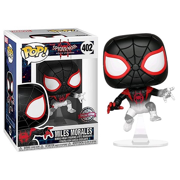 Funko Pop! Marvel Homem Aranha / Spider Man Miles Morales 402 Exclusivo