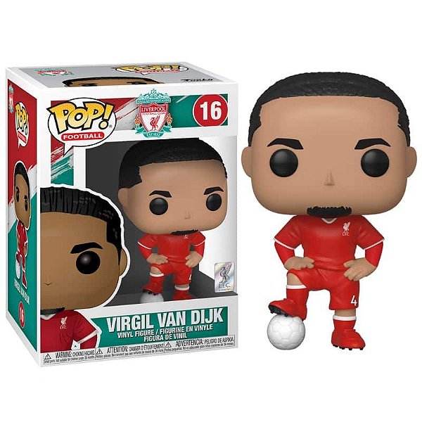 Funko Pop! Football / Futebol Liverpool Virgil Van Dijk 16