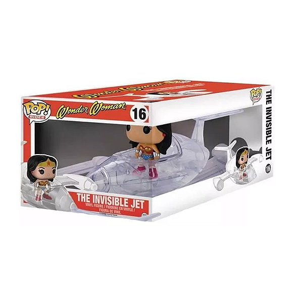 Funko Pop! Rides Dc Comics Mulher Maravilha Wonder Woman With The Invisible Jet 16