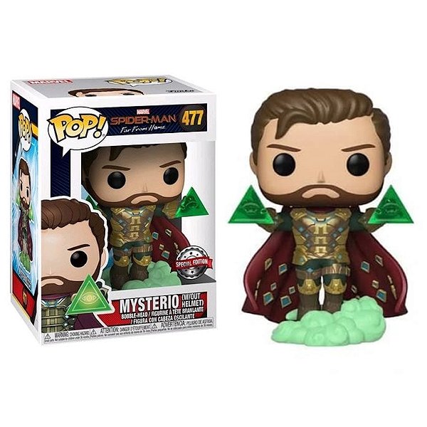 Funko Pop! Marvel Homem Aranha / Spider Man Far From Home Mysterio 477 Exclusivo
