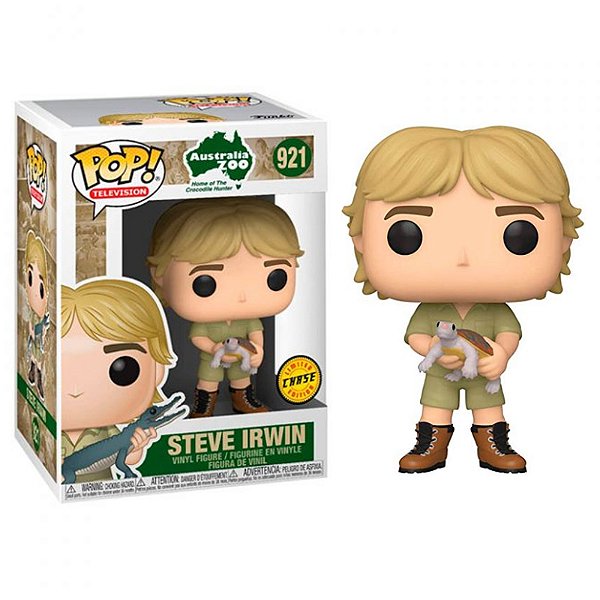 Funko Pop! Television Australia  Zoo Steve Irwin 921 Exclusivo Chase