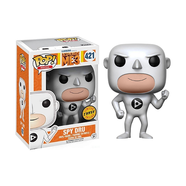 Funko Pop! Filme Meu Malvado Favorito Spy Dru 421 Exclusivo Chase