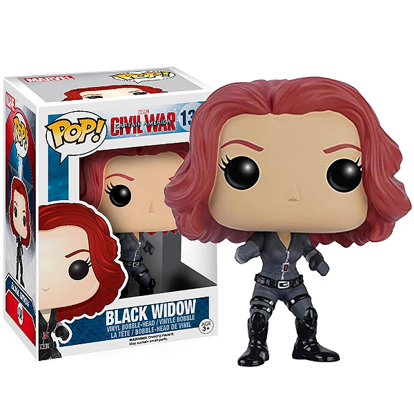 Funko Pop! Marvel Capitao America Viúva Negra / Black Widow 132 (Vaulted, 2016)