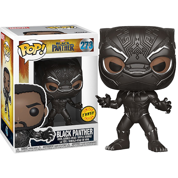 Funko Pop! Marvel Pantera Negra Black Panther 273 Exclusivo Chase