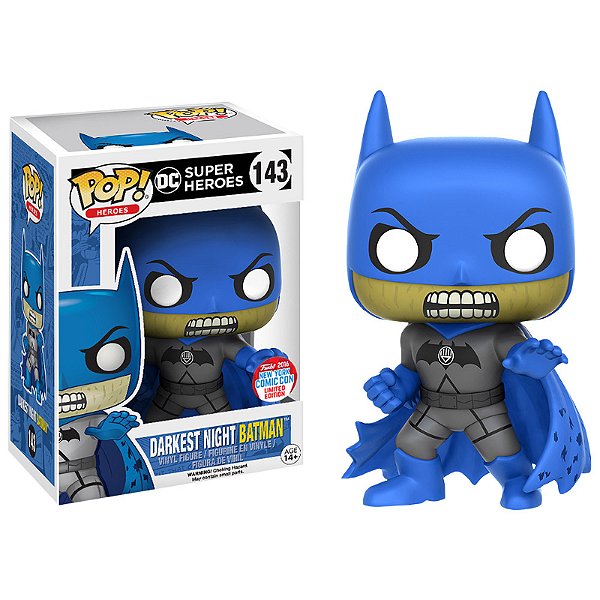 Funko Pop! Heroes DC Comics Batman Darkest Night Batman 143 Exclusivo