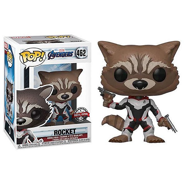 Funko Pop! Marvel Avengers Endgame Rocket 462 Exclusivo