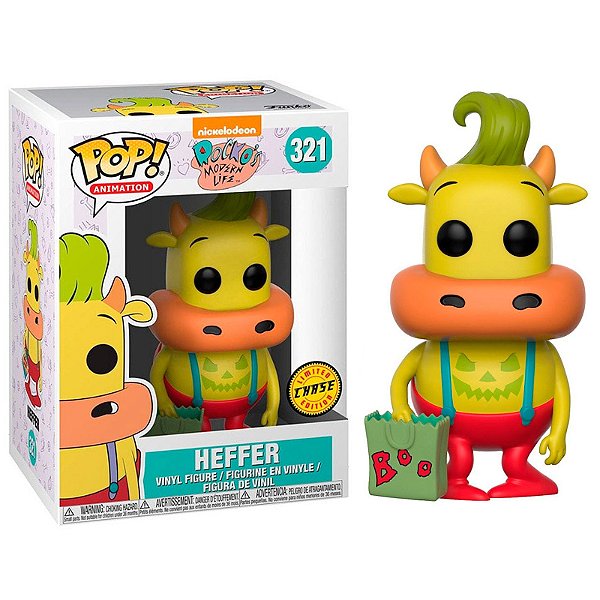 Funko Pop! Animation Rocko's Modern Life Heffer 321 Exclusivo Chase