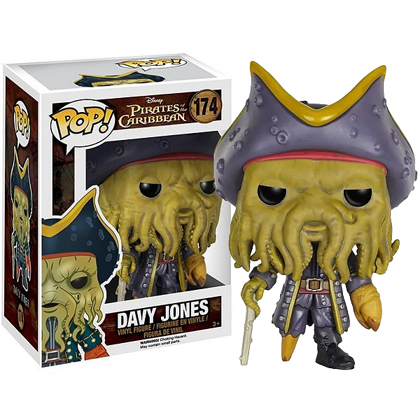 Funko Pop! Disney Piratas Do Caribe Davy Jones 174 (Vaulted, 2015)