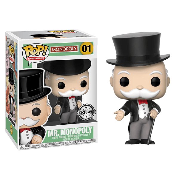 Funko Pop! Board Games Mr. Monopoly 01 Exclusivo