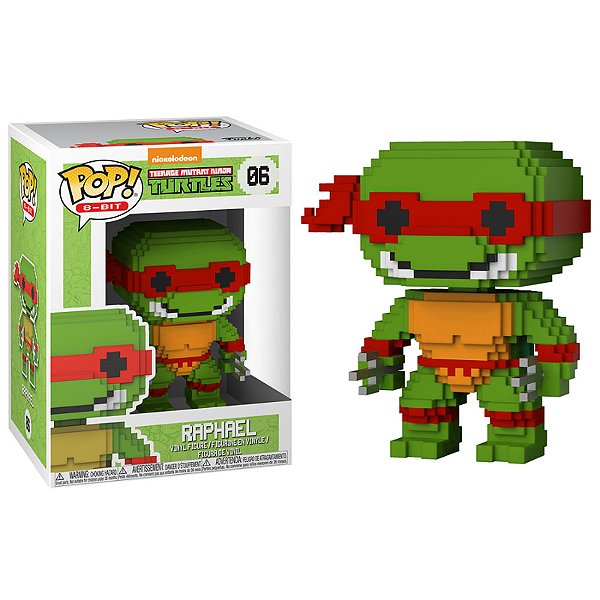 Funko Pop! 8-bit As Tartarugas Ninja Raphael 06