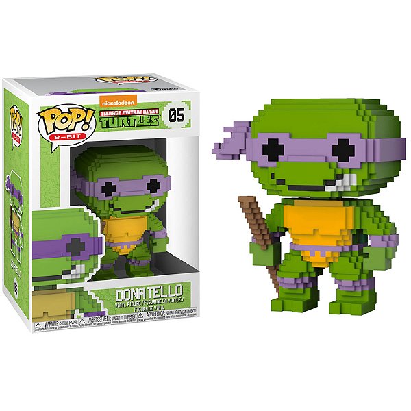 Funko Pop! 8-bit As Tartarugas Ninja Donatello 05