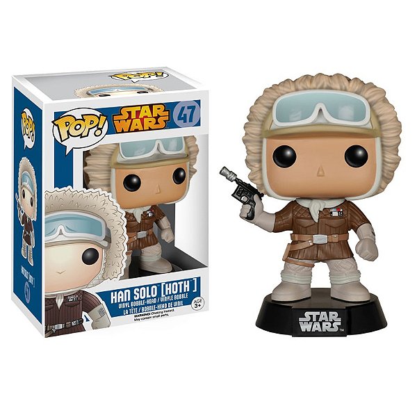 Funko Pop! Television Star Wars Exclusive Han Solo Hoth 47 Exclusivo