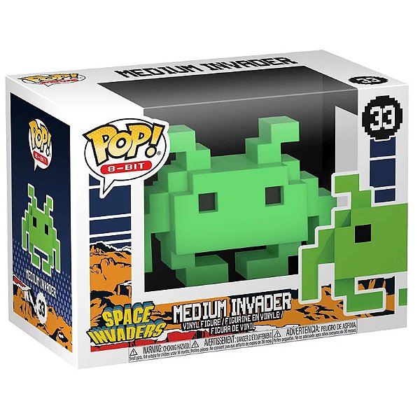 Funko Pop! 8-bit Space Invaders Medium Invader 33