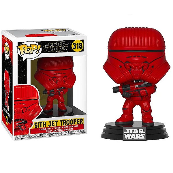 Funko Pop! Television Star Wars Rise Of Skywalker Sith Jet Trooper 318