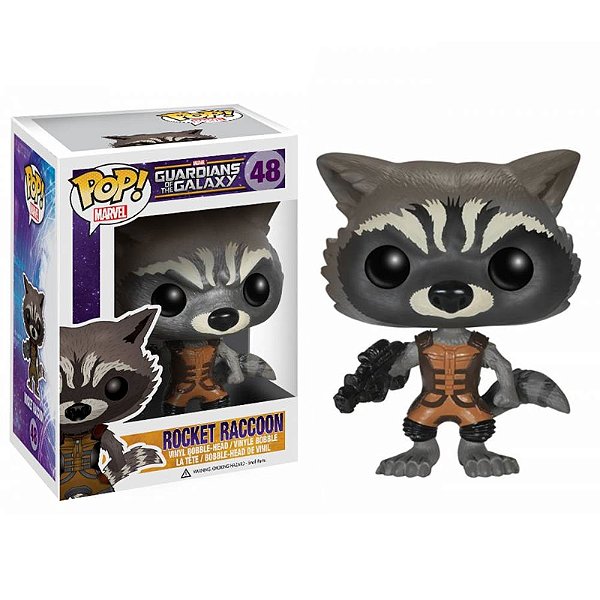 Funko Pop!  Marvel Guardiões da Galáxia / Guardians Of The Galaxy Rocket Raccon 48
