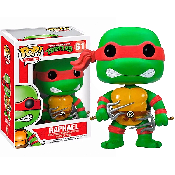 Funko Pop! Television As Tartarugas Ninjas Raphael 61
