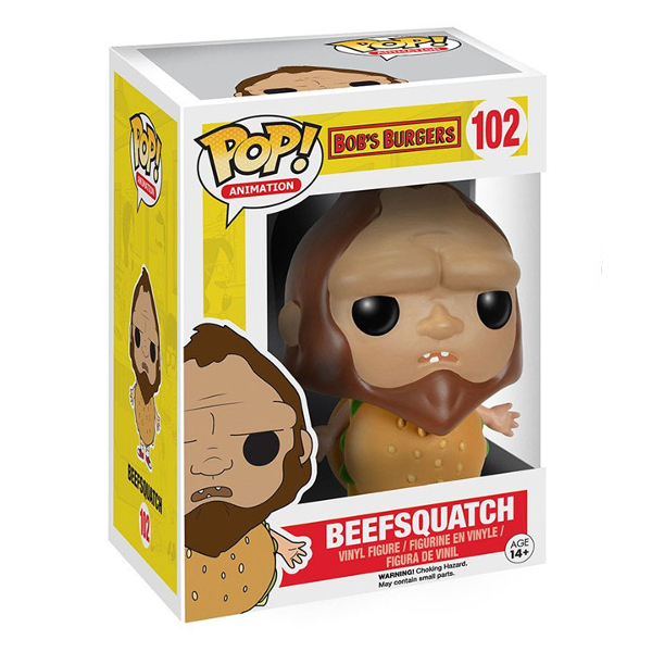 Funko Pop! Animation Bobs Burgers Beefsquatch 102 Original - Moça do ...