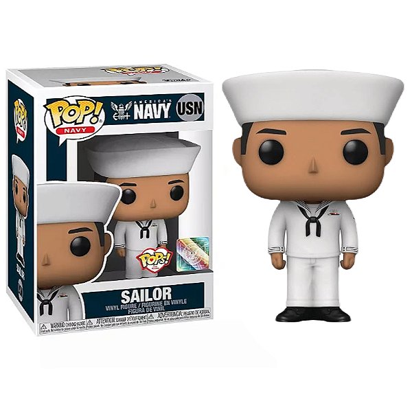 Funko Pop! Navy Militar Estados Unidos / Military US Navy Male Sailor USN Hispanic