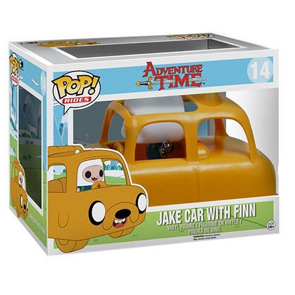 Funko Pop! Rides Animation Hora da Aventura Adventure Time Jake car with Finn 14