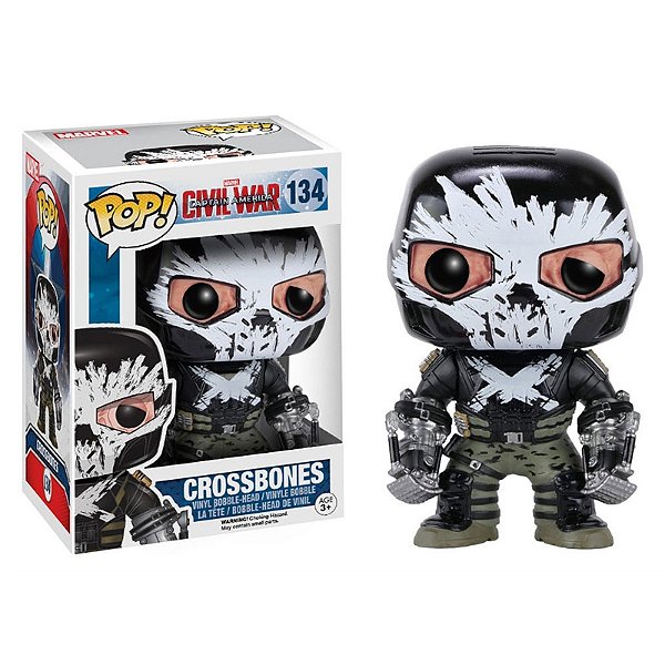 Funko Pop! Marvel Captain America Civil War Crossbones 134