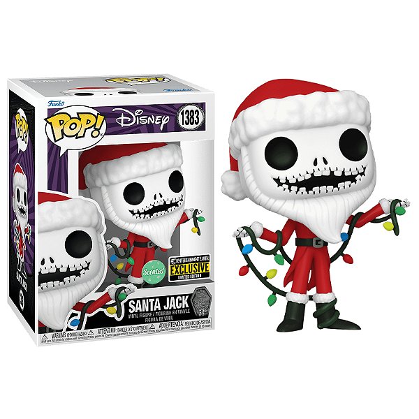 Funko Pop! Disney Jack Skellington Santa Jack 1383 Exclusivo