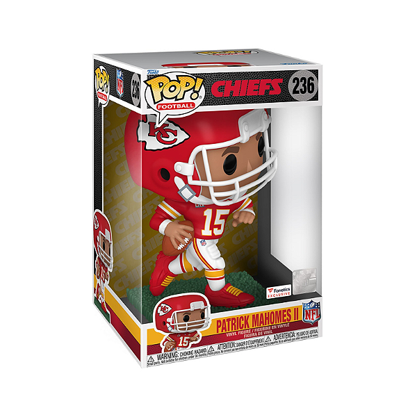 Funko Pop! Football NFL Chiefs Patrick Mahomes II 236 Exclusivo 10 Polegadas