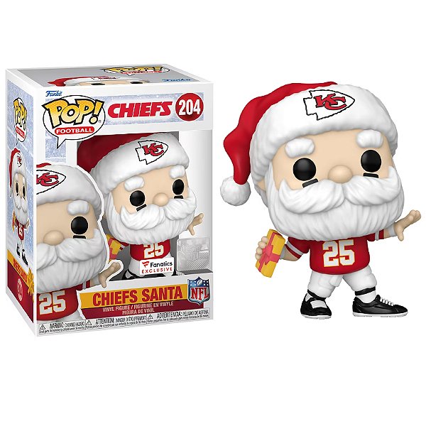 Funko Pop! Football NFL Chiefs Santa 204 Exclusivo