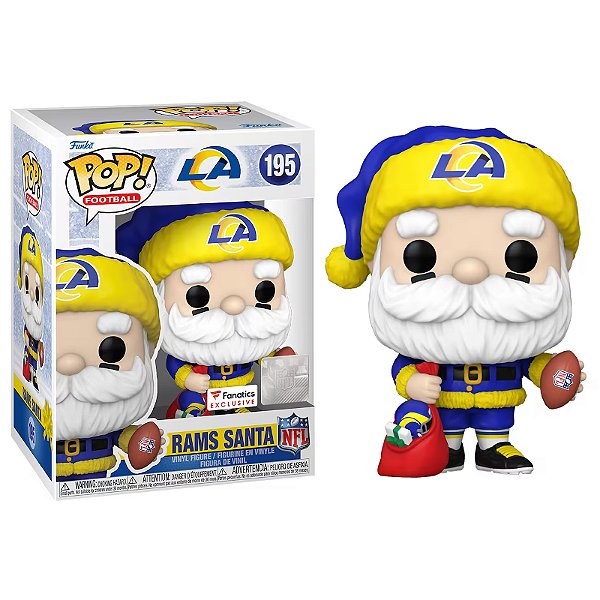 Funko Pop! Football NFL Rams Santa 195 Exclusivo