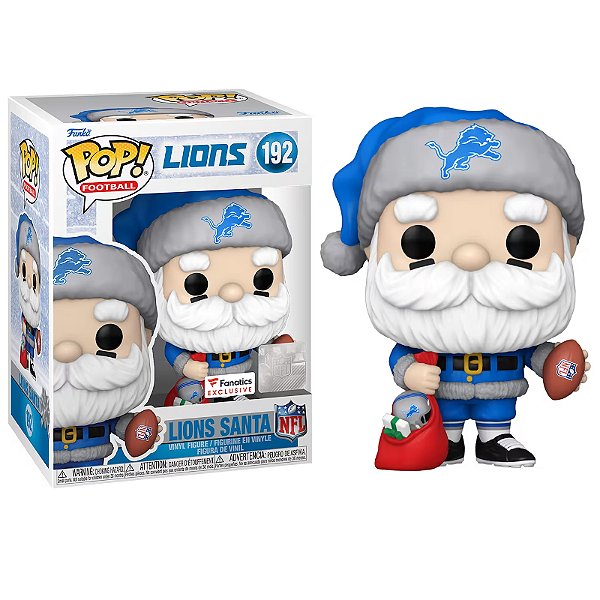 Funko Pop! Football NFL Lions Santa 192 Exclusivo