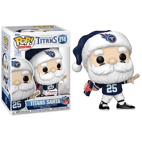 Funko Pop! Football NFL Titans Santa 214 Exclusivo