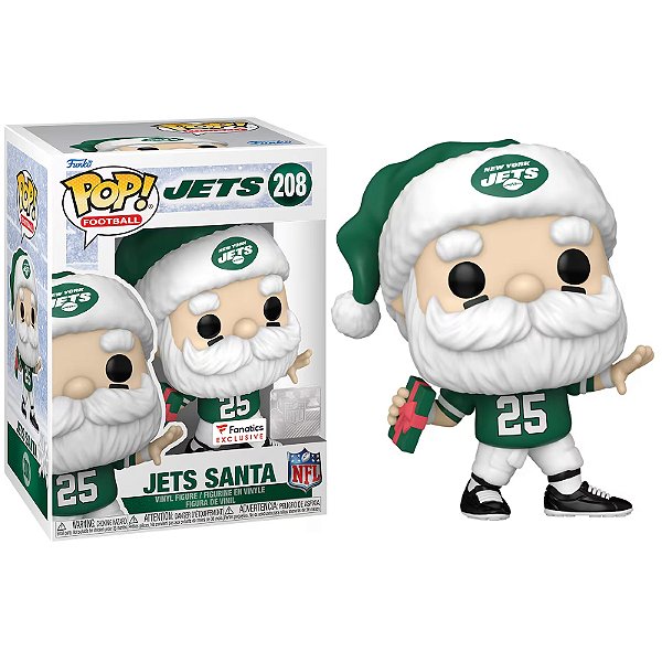Funko Pop! Football NFL Jets Santa 208 Exclusivo