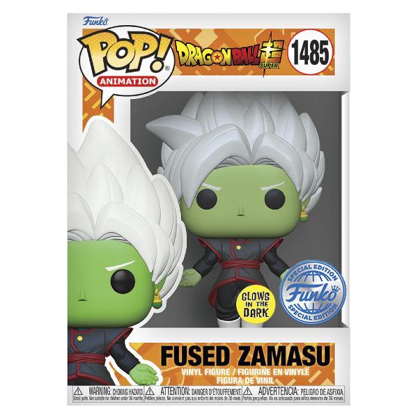 Funko Pop! Animation Dragon Ball Z Fused Zamasu 1485 Exclusivo Glow Moça do Pop Funko Pop é