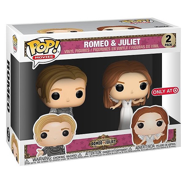 Funko Pop! Filmes Romeu e Julieta Romeo & Juliet 2 Pack Exclusivo