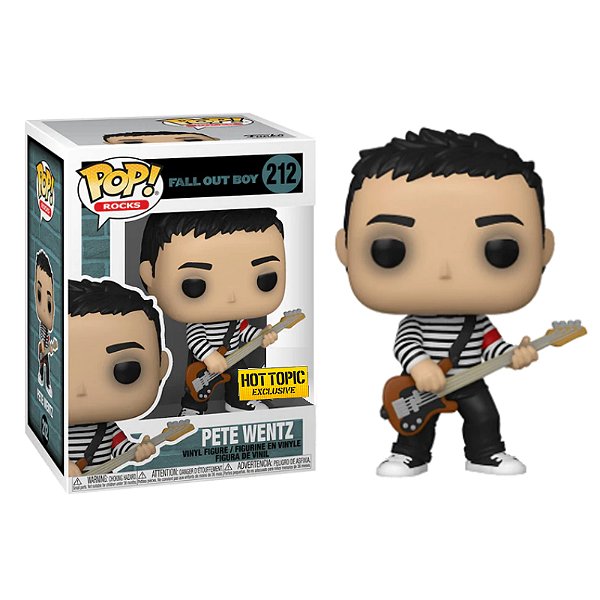Funko Pop! Rocks Fall Out Boy Pete Wentz 212 Exclusivo