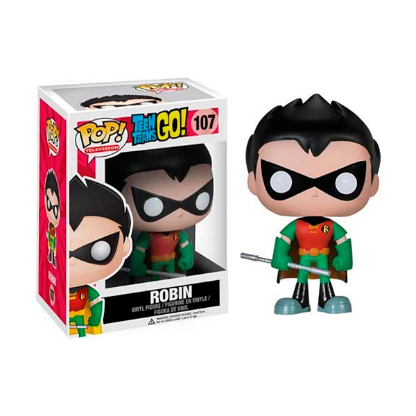 Funko Pop! Television Os Jovens Titãs / Teen Titans Go Robin 107