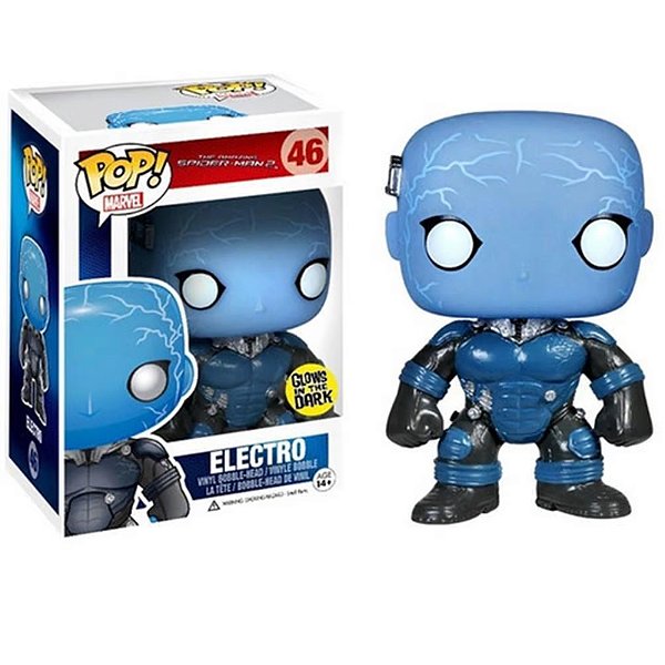 FunkoPop！46 ELECTRO エレクトロ Funko Pop! Marvel Spider Man Electro 46 Exclusivo Glow