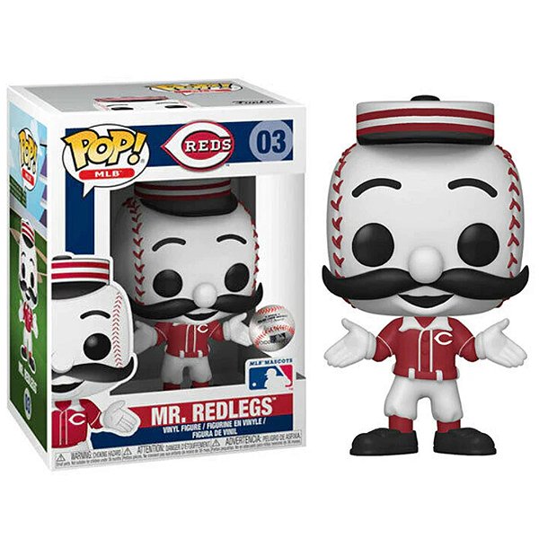 Funko Pop! Baseball MLB Mascots Reds Mr. Redlegs 03 Exclusivo