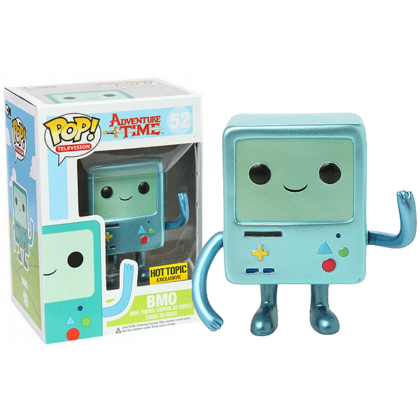 Funko Pop! Television Hora da Aventura Adventure Time BMO 52 Exclusivo Metallic