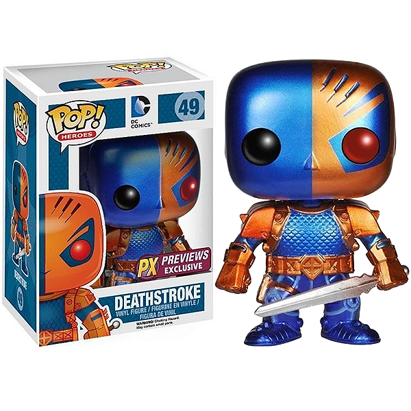 Funko Pop! Heroes Dc Comics Deathstroke 49 Exclusivo