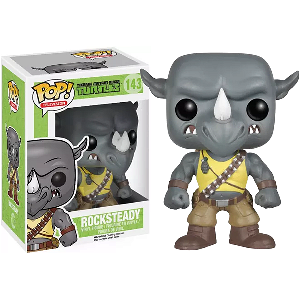 Funko Pop! Television As Tartarugas Ninjas Rocksteady 143