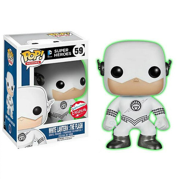Funko Pop! Heroes Dc Super Heroes Withe Lantern The Flash 59 Exclusivo Glow