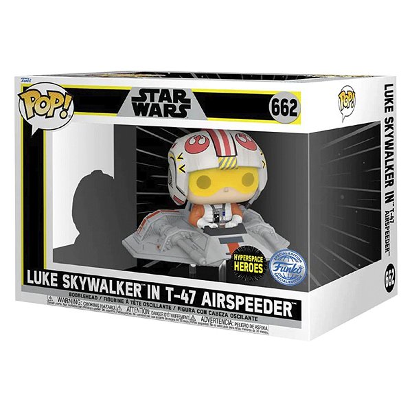 Funko Pop! Television Star Wars Luke Skywalker In T-47 Airspeeder 662 Exclusivo