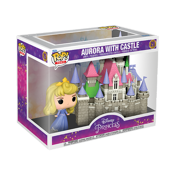 Funko Pop! Town Disney A Bela Adormecida Princesa Aurora With Castle 29